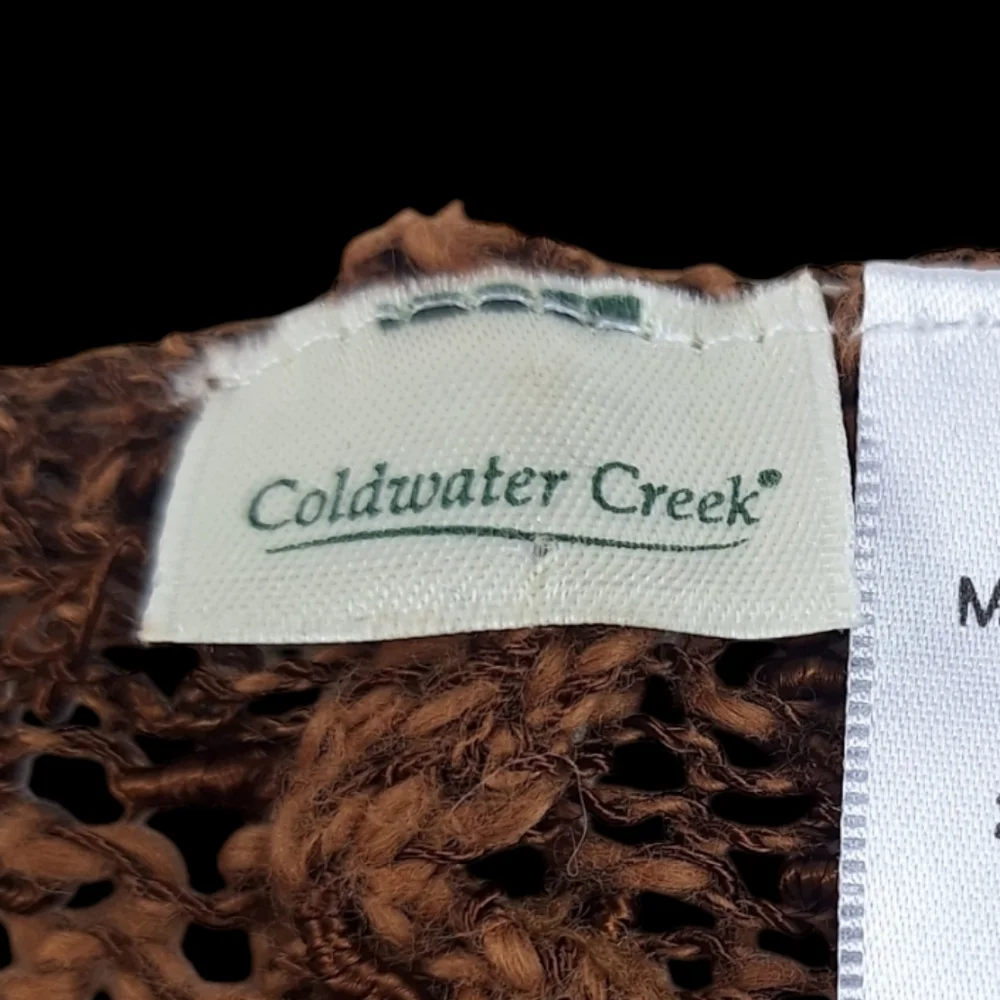 Cold Water Creek Open Front Sweater Cardigan Poncho Wrap Shawl Cape Cloak Sz O/S - Picture 15 of 15